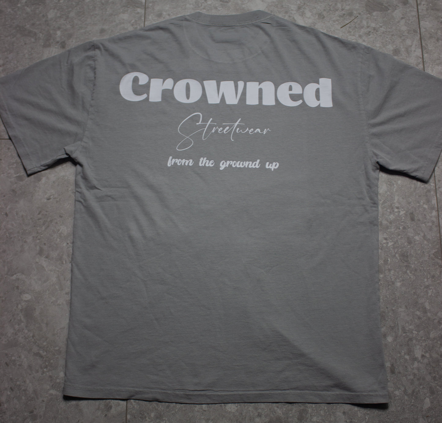 Crowned Essentials Tee Grey