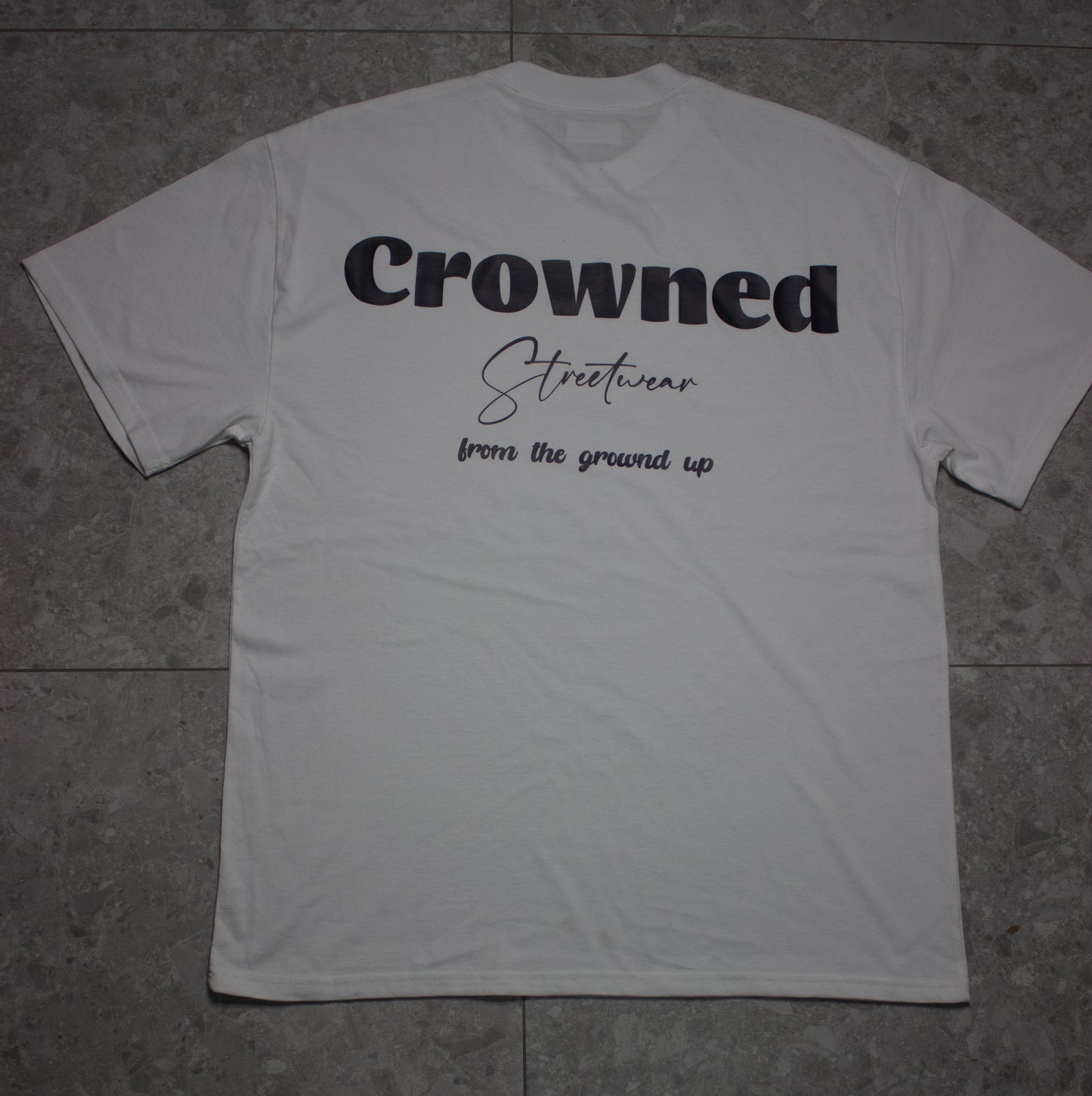 Crowned Essentials Tee White
