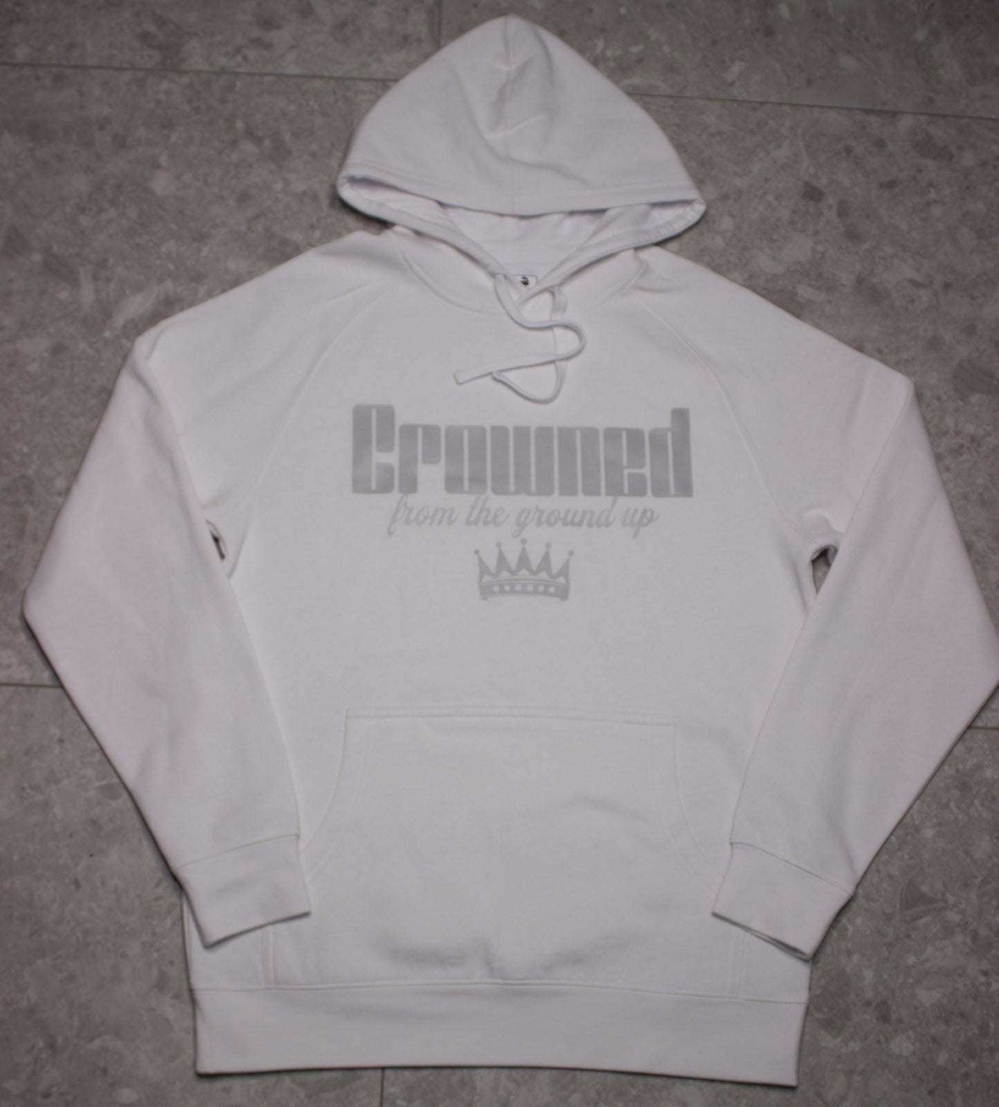 Crowned Classic Hoodie White