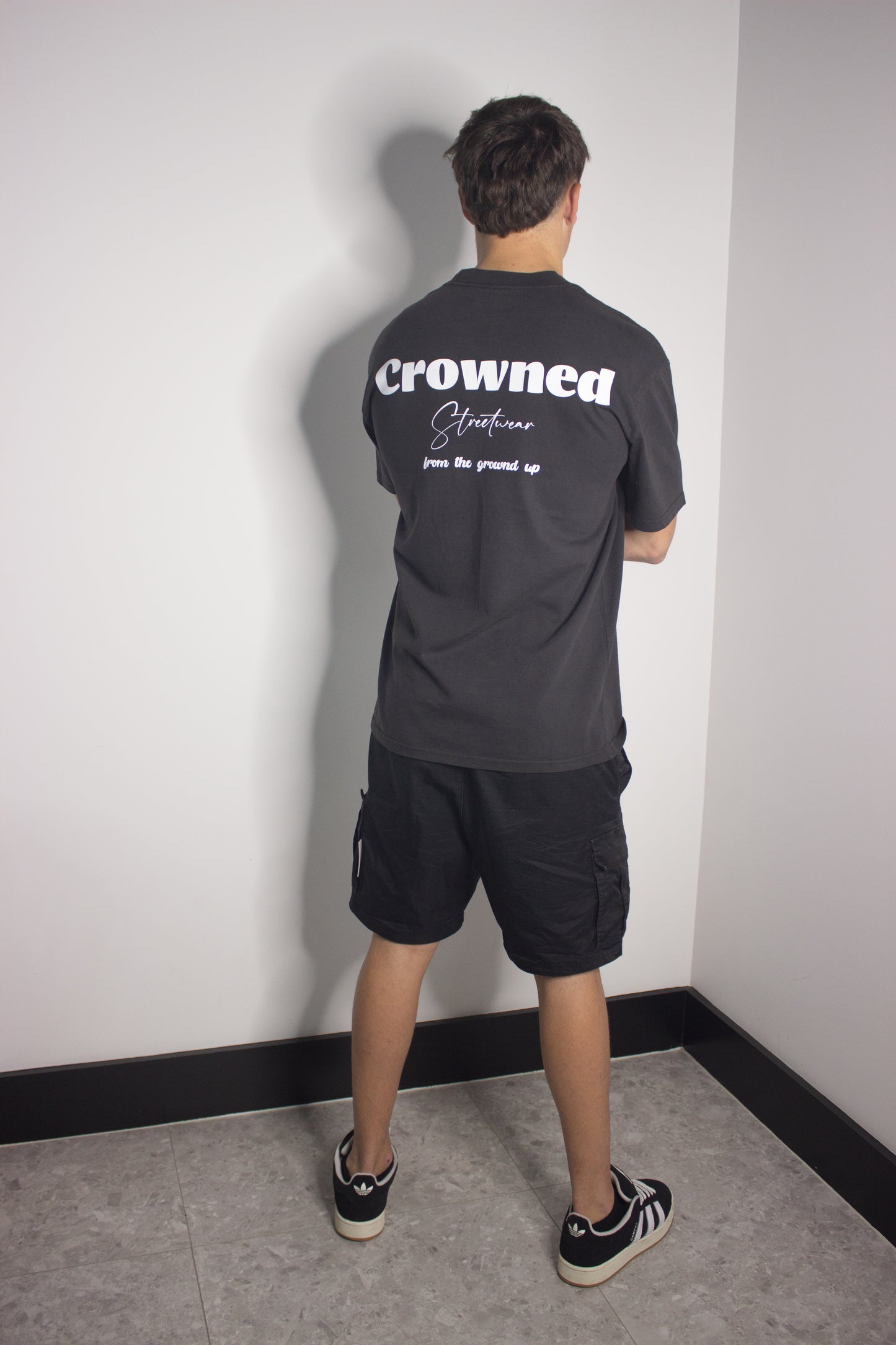 Crowned Essentials Tee Black